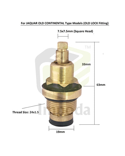 Jaquar Type Old Lock Continental Size 24 X 1.5