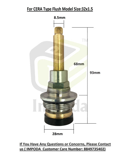 Cera Type Flush Light Model Size 32 X 1.5