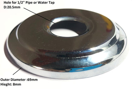 Cera Type Concealed Flange Size 1/2