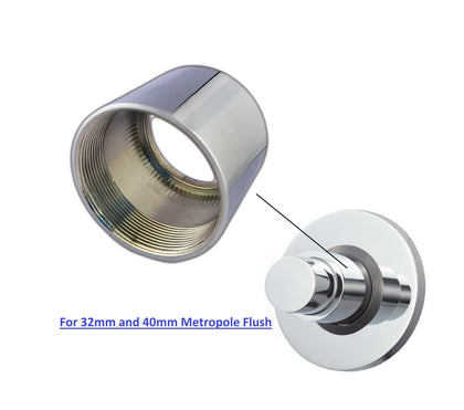 IMPODA 32mm & 40mm Jaquar Type Metropole Flush Glassy or Sleave/IMP-1036