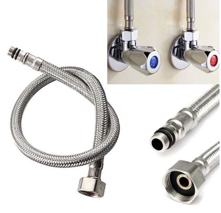 1/2" 60 cm Hot & Cold Water Supply Hoses Pipes