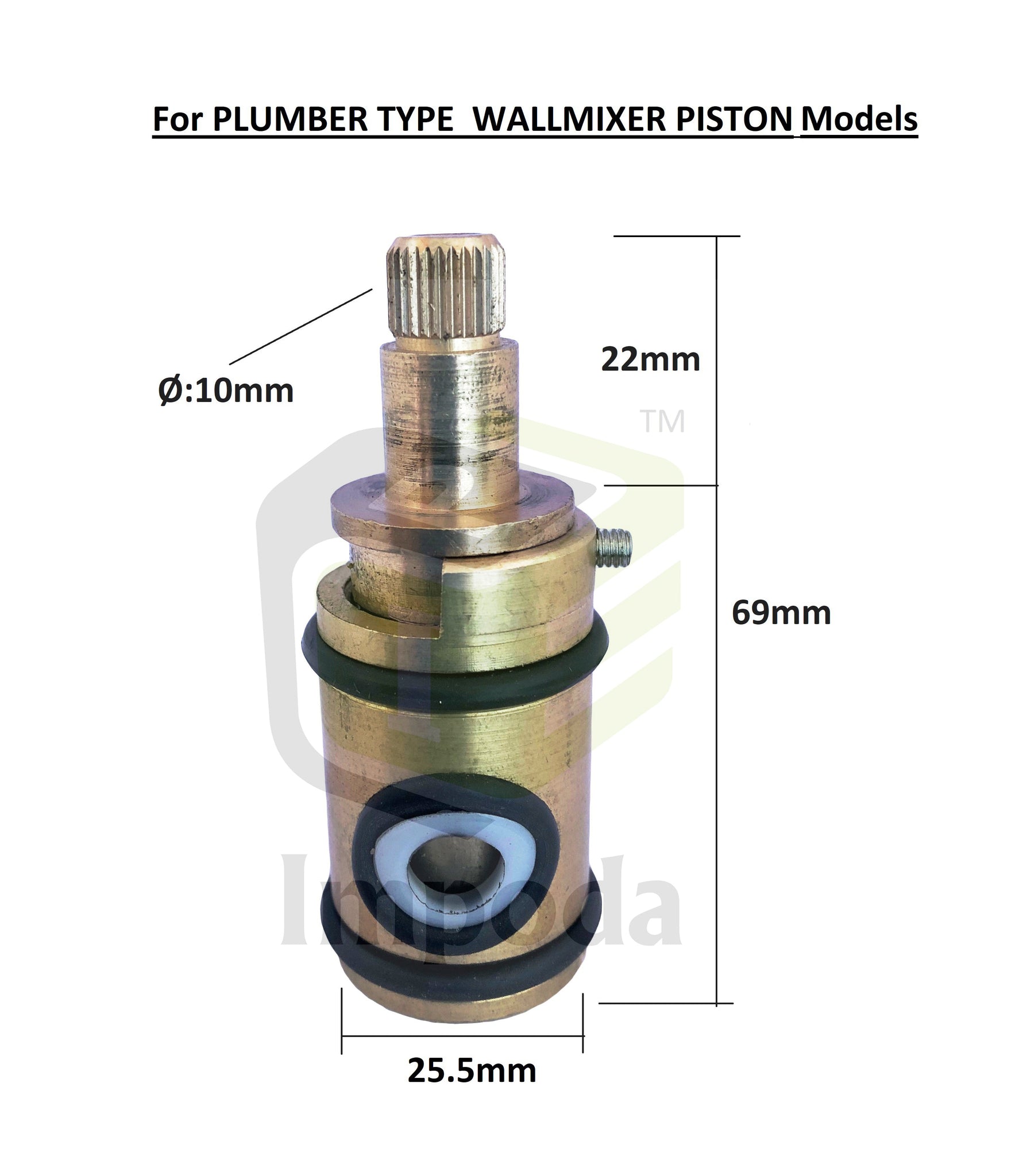 Plumber Type Wall Mixer Piston Set/IMP-1122