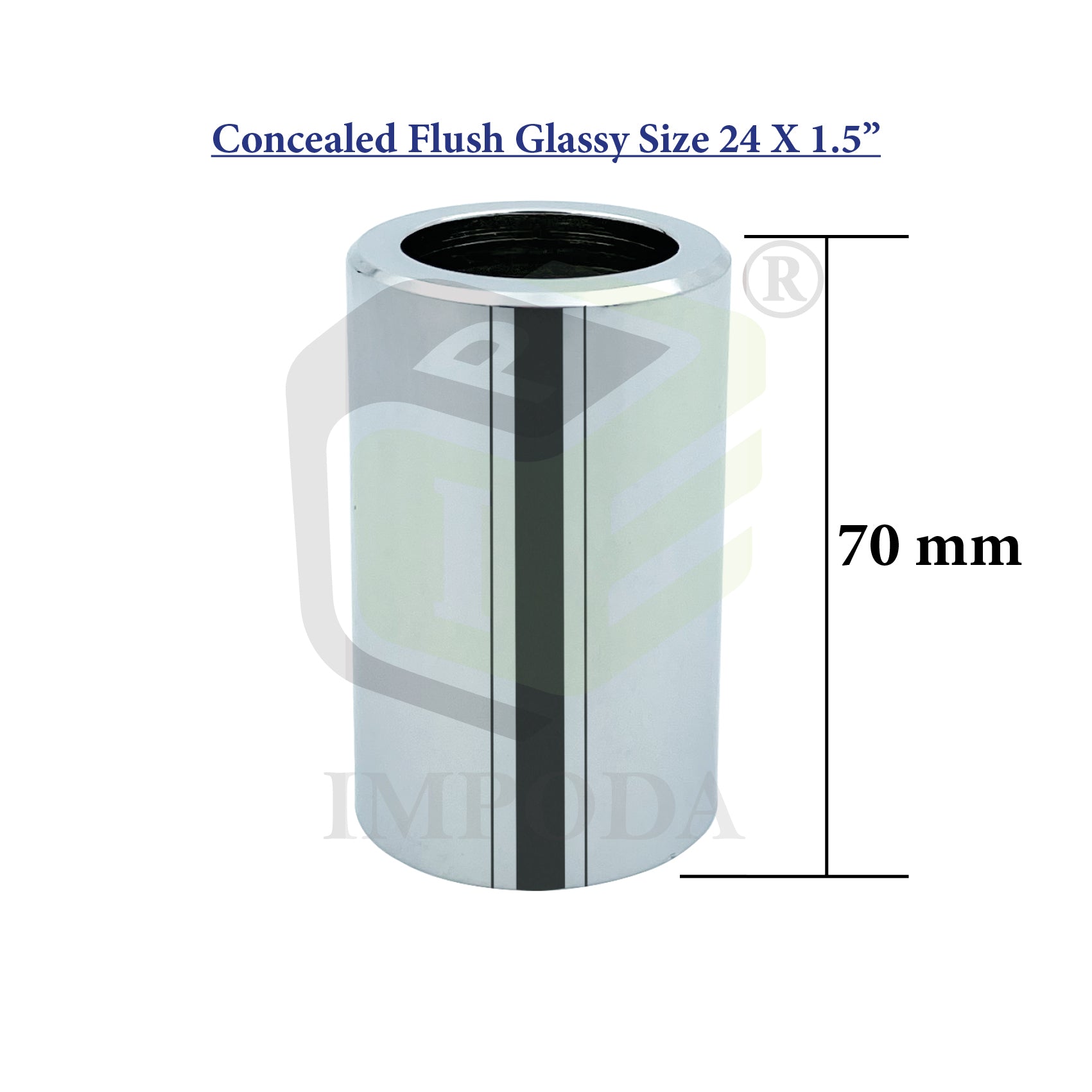 Concealed Flush Glassy_70mm Size 24 X 1.5"/IMP-3029