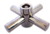 Brass 20 Spline Screw Mount Chrome Plated Faucet Cross Handle/IMP-6015