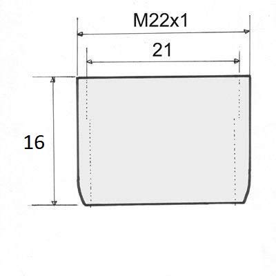 Water Tap Aerator Female 22mm Female with Brass Cups, Energy Saving Reduce Bills (Silver) - Pack Sizes of 5/IMP-6051
