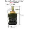40mm Ess Ess Type Direct Leg Single Lever Cartridge (2 Way)/IMP-5036