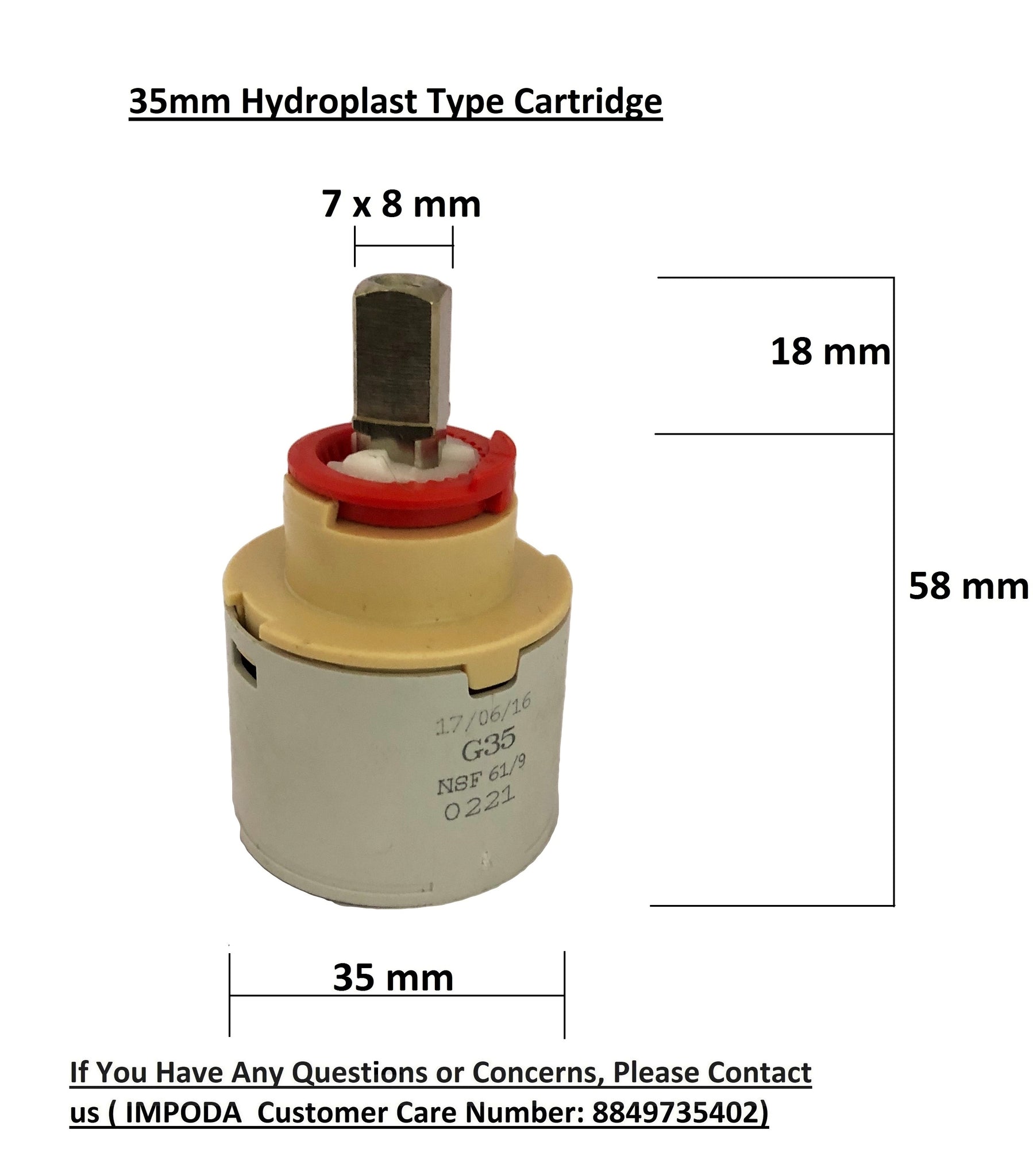 Hydroplast G35 Cartridge/IMP-5029